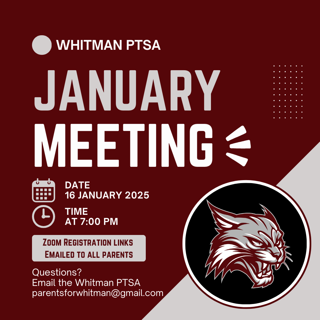 PTSA Meeting Flyer English