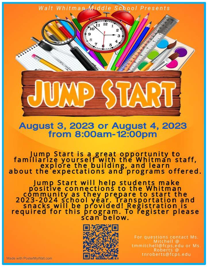 Jump Start Flyer 2023