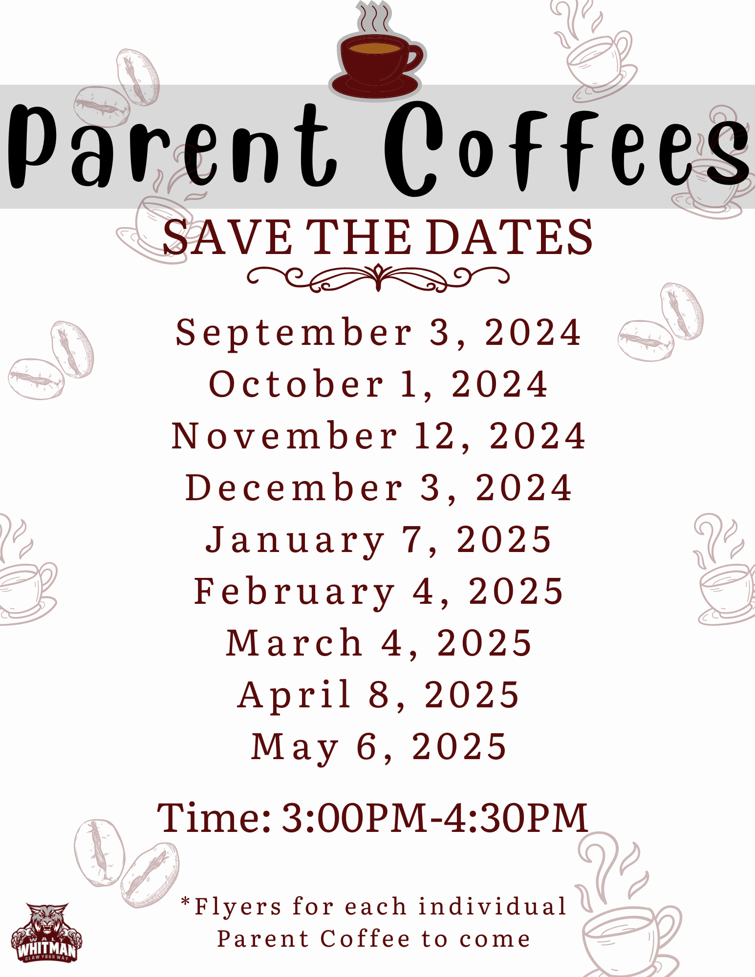 Parent Coffee Flyer