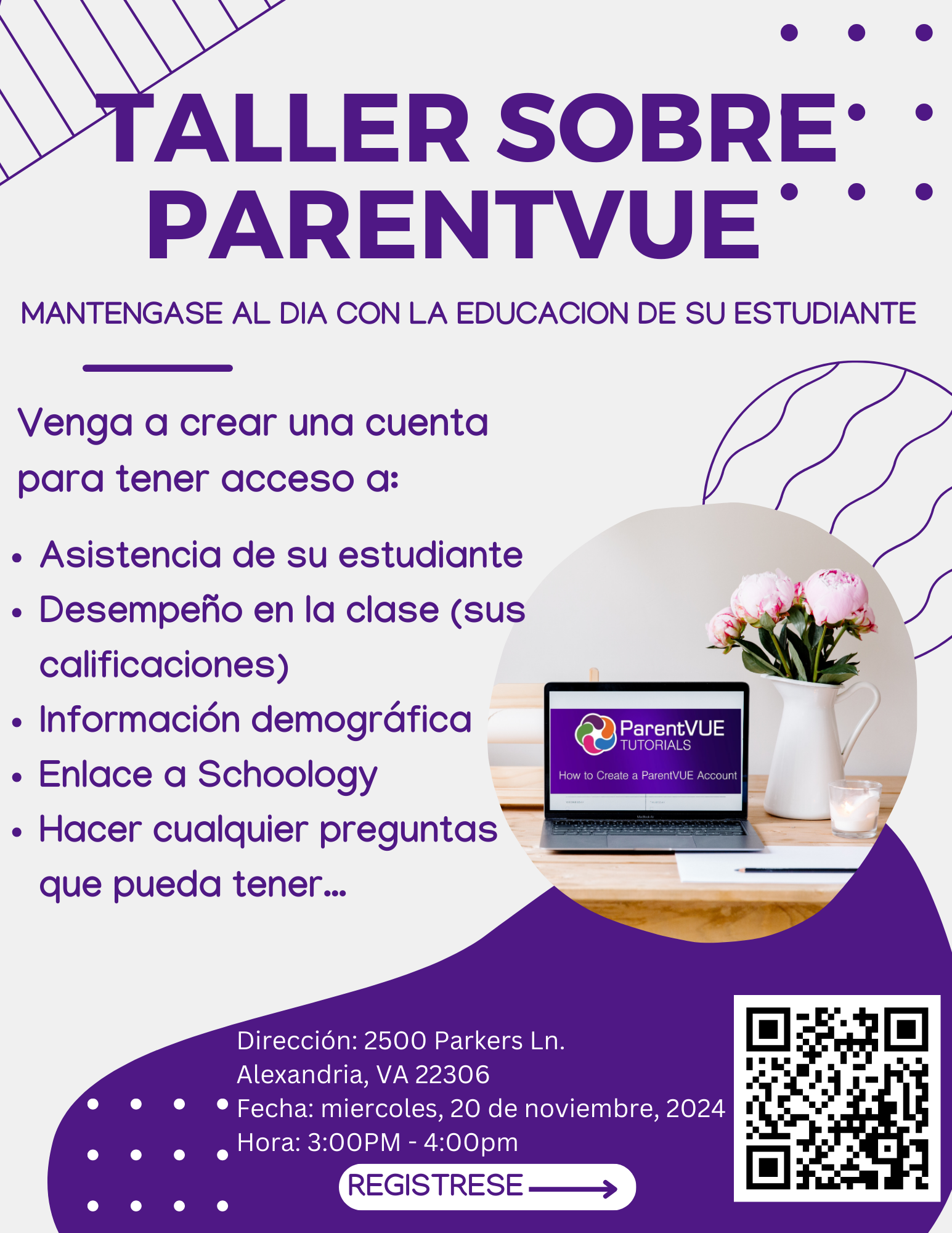 ParentVUE Flyer Spanish