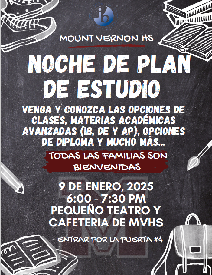 Curriculum Night Flyer Spanish