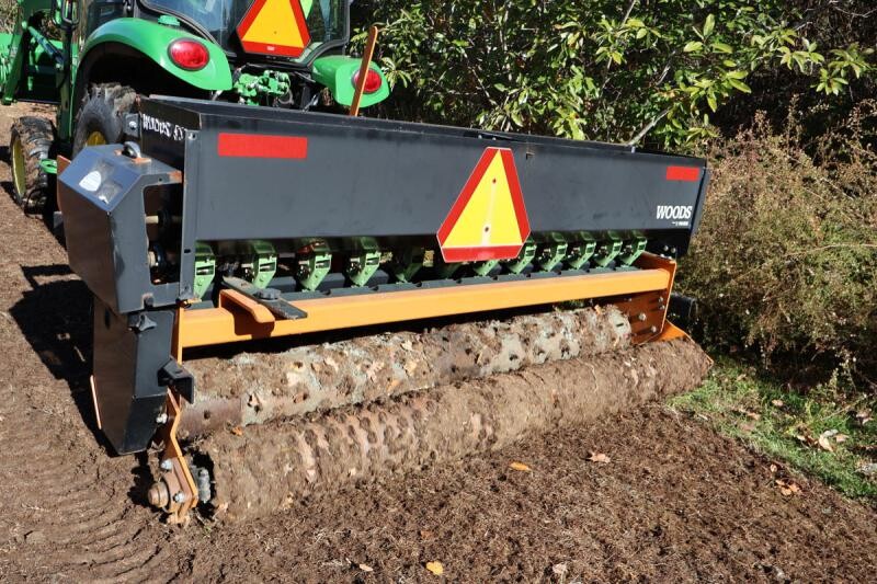 Pollinator Meadow Seeding Program tractor